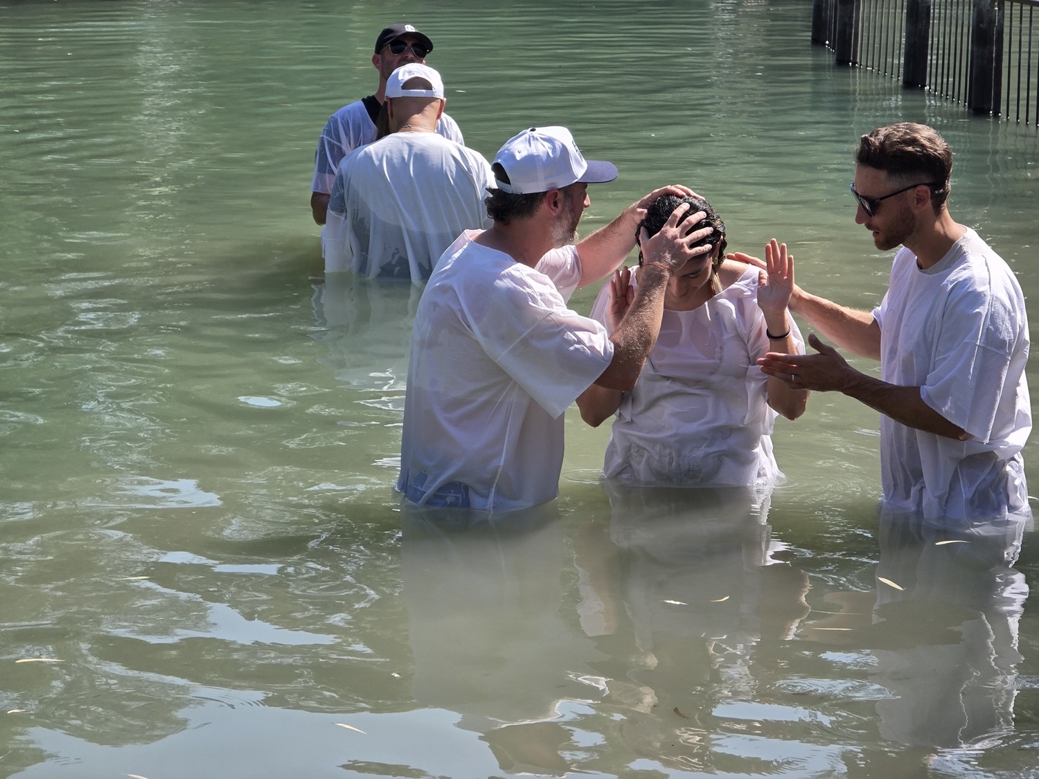 Blessing in the water